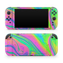 Neon Color Fushion V3 // Premium Vinyl Wrap Skin Kit Compatible with the Nintendo Switch 2