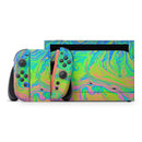 Neon Color Swirls // Premium Vinyl Wrap Skin Kit Compatible with the Nintendo Switch 2