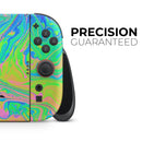 Neon Color Swirls // Premium Vinyl Wrap Skin Kit Compatible with the Nintendo Switch 2