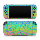 Neon Color Swirls // Premium Vinyl Wrap Skin Kit Compatible with the Nintendo Switch 2