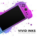 Neon Holographic V1 // Premium Vinyl Wrap Skin Kit Compatible with the Nintendo Switch 2