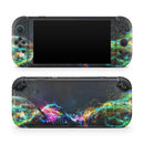 Neon Motion Lights // Premium Vinyl Wrap Skin Kit Compatible with the Nintendo Switch 2