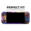 Neon Paint Mixtured Surface // Premium Vinyl Wrap Skin Kit Compatible with the Nintendo Switch 2