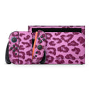 Neon Pink Cheetah Animal Print // Premium Vinyl Wrap Skin Kit Compatible with the Nintendo Switch 2