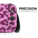 Neon Pink Cheetah Animal Print // Premium Vinyl Wrap Skin Kit Compatible with the Nintendo Switch 2