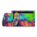 Neon Splatter Universe // Premium Vinyl Wrap Skin Kit Compatible with the Nintendo Switch 2