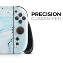 Ocean Blue Textured Marble // Premium Vinyl Wrap Skin Kit Compatible with the Nintendo Switch 2
