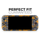 Orange and Gray Digital Camouflage // Premium Vinyl Wrap Skin Kit Compatible with the Nintendo Switch 2