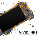 Orange and Gray Digital Camouflage // Premium Vinyl Wrap Skin Kit Compatible with the Nintendo Switch 2
