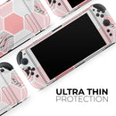 Pale Pink Hex // Premium Vinyl Wrap Skin Kit Compatible with the Nintendo Switch 2