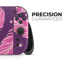 Pink Aztec Feather Galore // Premium Vinyl Wrap Skin Kit Compatible with the Nintendo Switch 2