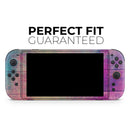 Pink & Blue Grunge Wood Planks // Premium Vinyl Wrap Skin Kit Compatible with the Nintendo Switch 2