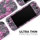 Pink V3 and Gray Digital Camouflage // Premium Vinyl Wrap Skin Kit Compatible with the Nintendo Switch 2