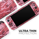 Pink and Red Tradtional Camouflage // Premium Vinyl Wrap Skin Kit Compatible with the Nintendo Switch 2