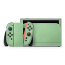 Pretty Green Pastel Color // Premium Vinyl Wrap Skin Kit Compatible with the Nintendo Switch 2