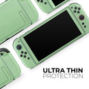 Pretty Green Pastel Color // Premium Vinyl Wrap Skin Kit Compatible with the Nintendo Switch 2