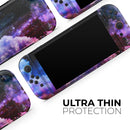 Purple Blue and Pink Cloud Galaxy // Premium Vinyl Wrap Skin Kit Compatible with the Nintendo Switch 2