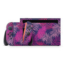 Purple Tropical // Premium Vinyl Wrap Skin Kit Compatible with the Nintendo Switch 2