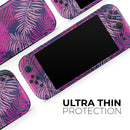 Purple Tropical // Premium Vinyl Wrap Skin Kit Compatible with the Nintendo Switch 2