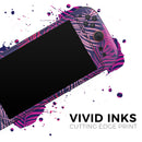 Purple Tropical // Premium Vinyl Wrap Skin Kit Compatible with the Nintendo Switch 2