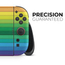 Rainbow Striped // Premium Vinyl Wrap Skin Kit Compatible with the Nintendo Switch 2