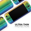 Rainbow Striped // Premium Vinyl Wrap Skin Kit Compatible with the Nintendo Switch 2