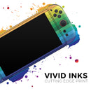 Rainbow Striped // Premium Vinyl Wrap Skin Kit Compatible with the Nintendo Switch 2