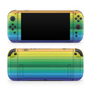 Rainbow Striped // Premium Vinyl Wrap Skin Kit Compatible with the Nintendo Switch 2