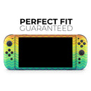 Rainbow Thin Lined Chevron Pattern // Premium Vinyl Wrap Skin Kit Compatible with the Nintendo Switch 2