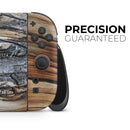 Raw Aged Knobby Wood // Premium Vinyl Wrap Skin Kit Compatible with the Nintendo Switch 2