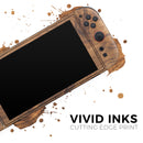 Raw Wood Planks V11 // Premium Vinyl Wrap Skin Kit Compatible with the Nintendo Switch 2
