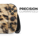 Real Cheetah Animal Print // Premium Vinyl Wrap Skin Kit Compatible with the Nintendo Switch 2