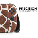 Real Giraffe Animal Print // Premium Vinyl Wrap Skin Kit Compatible with the Nintendo Switch 2