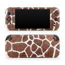 Real Giraffe Animal Print // Premium Vinyl Wrap Skin Kit Compatible with the Nintendo Switch 2