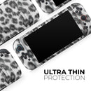 Real Snow Leopard Hide // Premium Vinyl Wrap Skin Kit Compatible with the Nintendo Switch 2