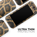 Real Thin Vector Leopard Print // Premium Vinyl Wrap Skin Kit Compatible with the Nintendo Switch 2