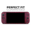 Red Snake Skin Pattern V4 // Premium Vinyl Wrap Skin Kit Compatible with the Nintendo Switch 2