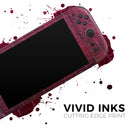 Red Snake Skin Pattern V4 // Premium Vinyl Wrap Skin Kit Compatible with the Nintendo Switch 2
