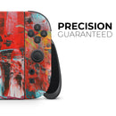 Red and Blue Abstract Oil Painting // Premium Vinyl Wrap Skin Kit Compatible with the Nintendo Switch 2