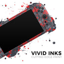 Red and Gray Digital Camouflage // Premium Vinyl Wrap Skin Kit Compatible with the Nintendo Switch 2