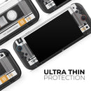 Retro Cassette Tape V12 // Premium Vinyl Wrap Skin Kit Compatible with the Nintendo Switch 2