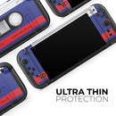 Retro Cassette Tape V2 // Premium Vinyl Wrap Skin Kit Compatible with the Nintendo Switch 2