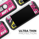 Retro Cassette Tape V3 // Premium Vinyl Wrap Skin Kit Compatible with the Nintendo Switch 2