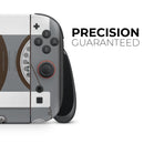 Retro Cassette Tape V4 // Premium Vinyl Wrap Skin Kit Compatible with the Nintendo Switch 2
