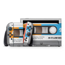 Retro Cassette Tape V7 // Premium Vinyl Wrap Skin Kit Compatible with the Nintendo Switch 2