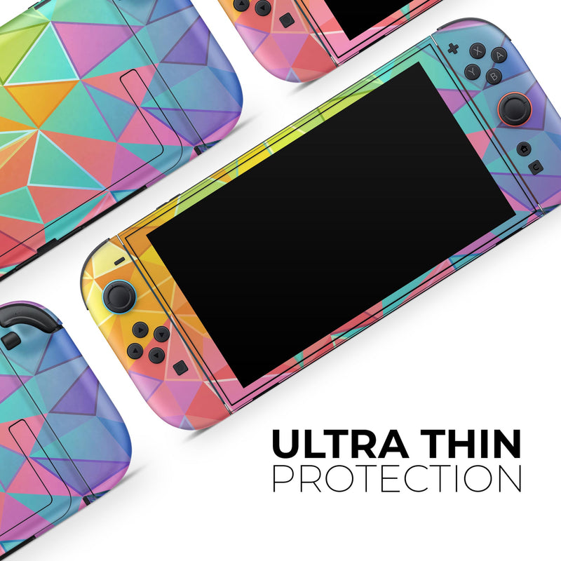 Retro Geometric // Skin Decal Wrap Kit for Nintendo Switch 2