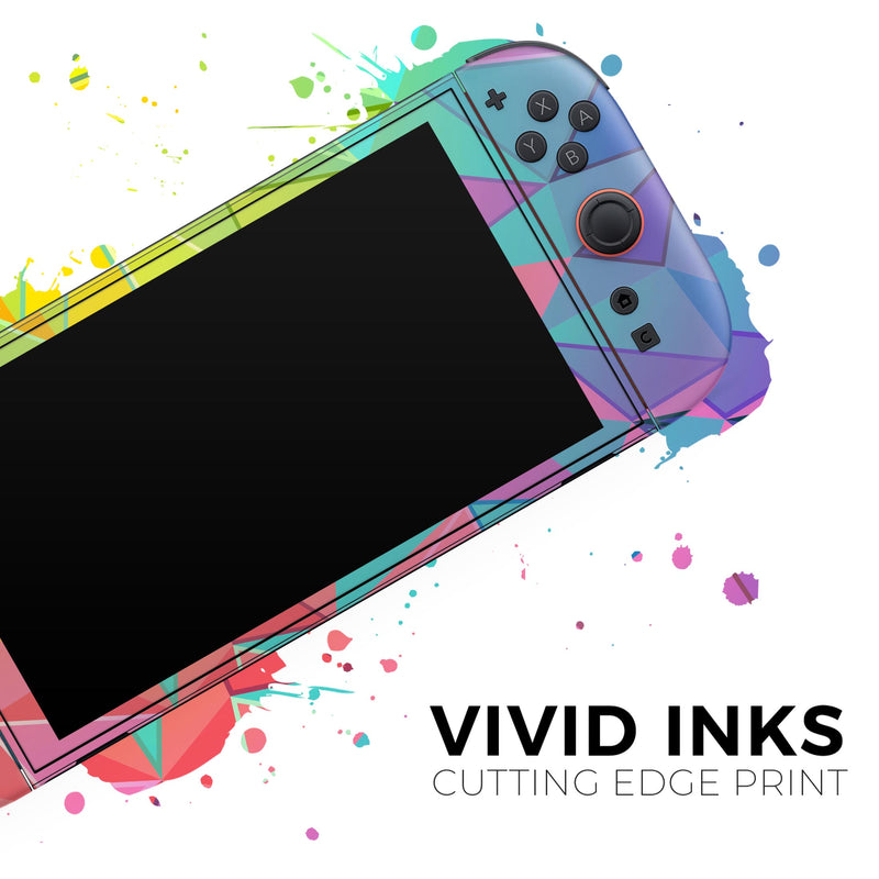 Retro Geometric // Skin Decal Wrap Kit for Nintendo Switch 2