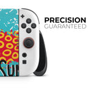 Retro Hello Summer Pineapple v2 // Premium Vinyl Wrap Skin Kit Compatible with the Nintendo Switch 2