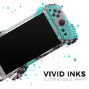Retro Summer Mint and Coral // Premium Vinyl Wrap Skin Kit Compatible with the Nintendo Switch 2