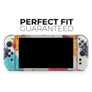 Retro Summer Pineapple v2 // Premium Vinyl Wrap Skin Kit Compatible with the Nintendo Switch 2